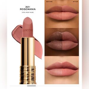 Lancome L'Absolu Rouge Drama Matte Rosemania 321 Lipstick